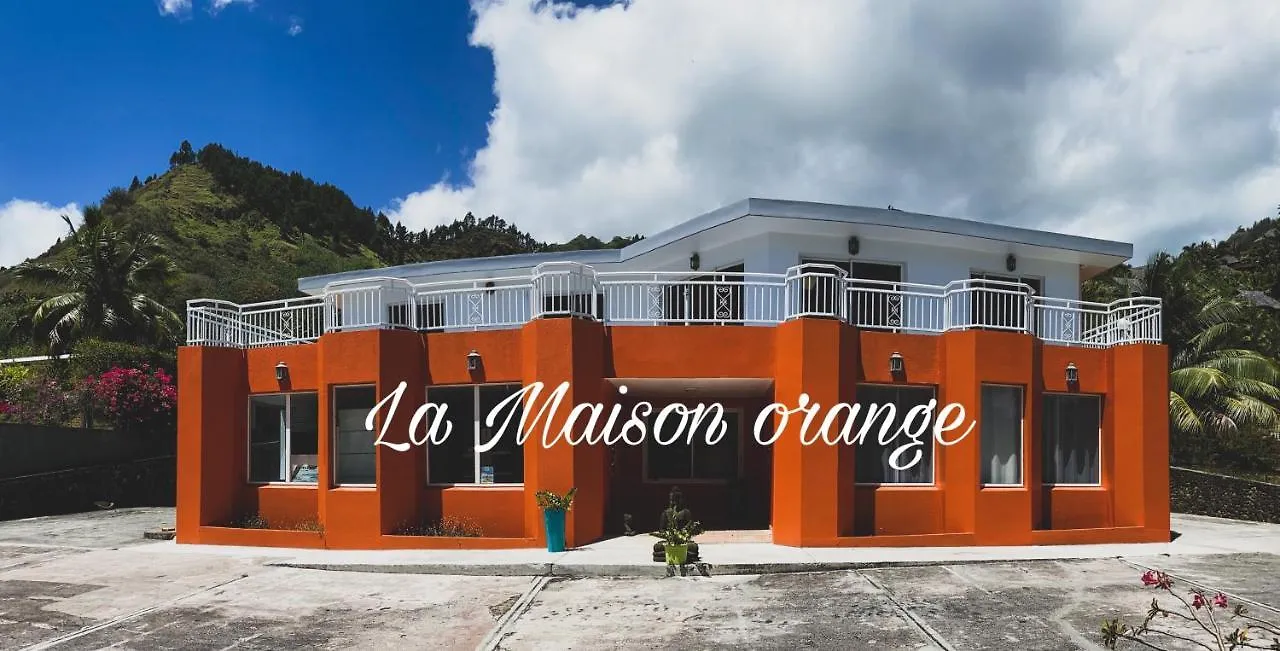 Hotel La Maison Orange à Moorea Maison d'hôtes